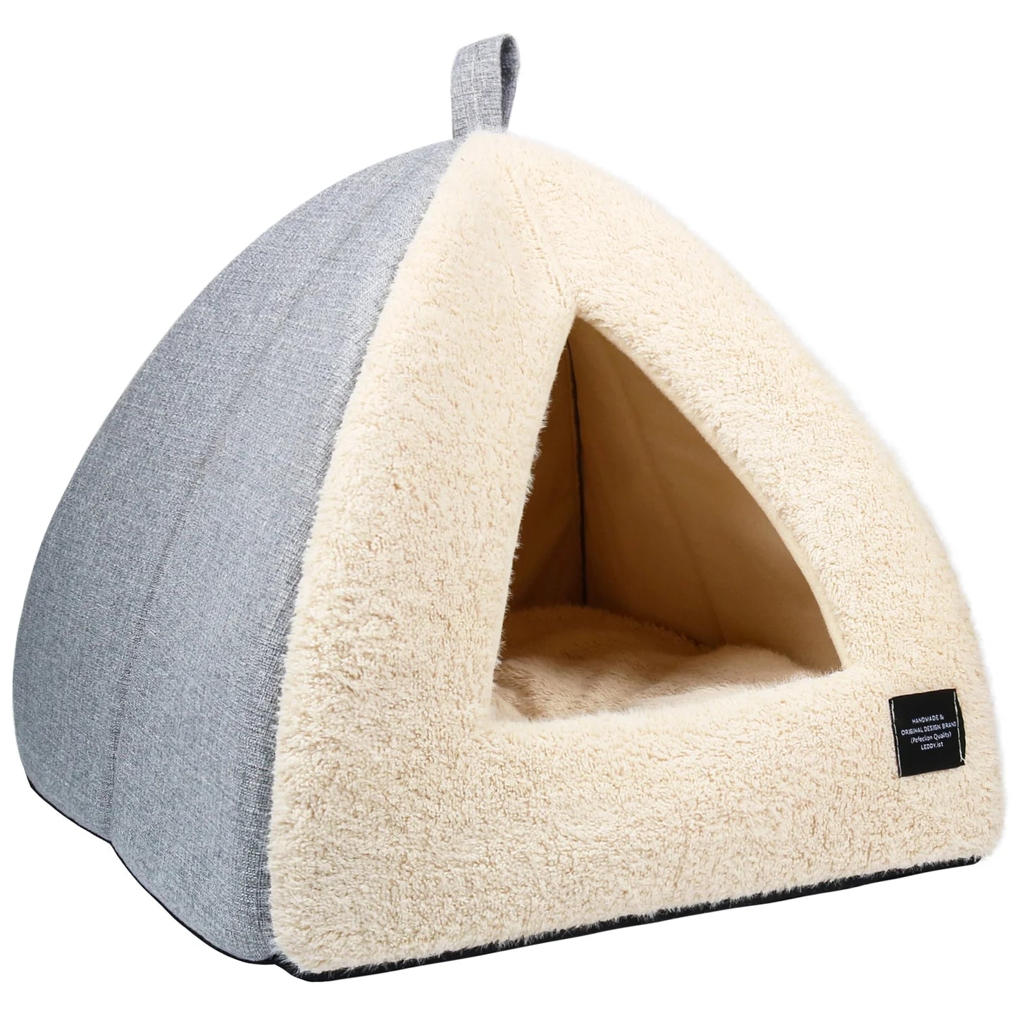Pet Beds Medium 2-In-1 Cozy Cat Bed with Removable Cushion